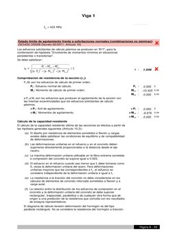 Estado límite de agotamiento frente a solicitaciones normales (combinaciones no sísmicas)
(NCh430.Of2008-Decreto 60/2011, Art