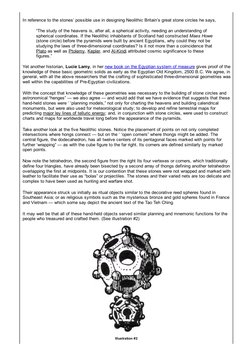 In reference to the stones’ possible use in designing Neolithic Britain’s great stone circles he says,
“The study of the heav