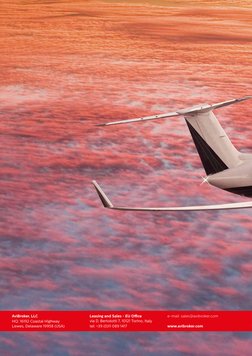 AviBroker, LLC
HQ: 16192 Coastal Highway
Lewes, Delaware 19958 (USA)
Leasing and Sales - EU Office
via D. Bertolotti 7, 10121