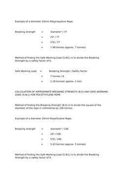 SWL Calculation for Wire Ropes | PDF | Rope | Nature
