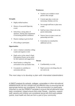 SWOT Analysis for Educational Institutions | PDF | Swot Analysis ...