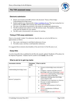 IB TOK 1 Resources Notes | PDF | Reason | Epistemology
