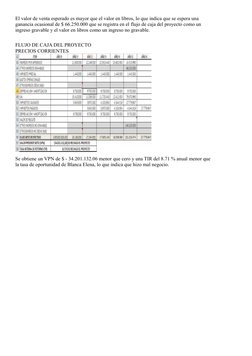 El valor de venta esperado es mayor que el valor en libros, lo que indica que se espera una 
ganancia ocasional de $ 66.250.0