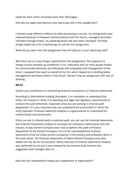 ACCA PER Performance Objectives Examples | PDF | Auditor's Report ...