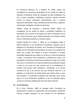 En  Venezuela  (Sánchez,  M.  y  Mantilla,  M.,  2005),  realiza  una
investigación de  situaciones generadoras de los nivele