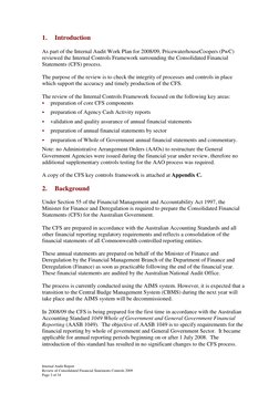 1. 
Introduction 
As part of the Internal Audit Work Plan for 2008/09, PricewaterhouseCoopers (PwC) 
reviewed the Internal Co