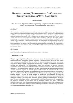 Civil Engineering and Urban Planning: An International Journal(CiVEJ) Vol.3,No.2, June 2016 
 
DOI:10.5121/civej.2016.3201