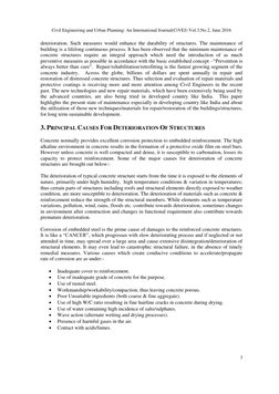Civil Engineering and Urban Planning: An International Journal(CiVEJ) Vol.3,No.2, June 2016 
 
3 
deterioration. Such measure