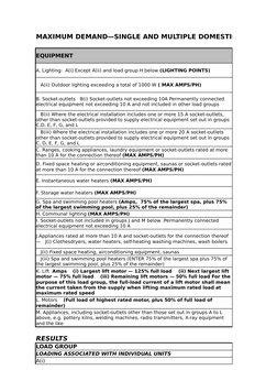 Maximum Demand Example.pdf Maximum Demand Calculation Guide | PDF | Water Heating | Electrical ...