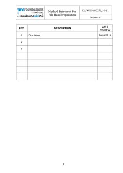 Method Statement For Pile Head Breaking | PDF | Deep Foundation | Concrete