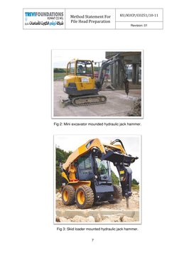 Method Statement For Pile Head Breaking | PDF | Deep Foundation | Concrete