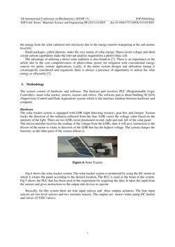 the energy from the solar radiation into electricity due to the energy transfer transpiring at the sub-atomic 
level [6].  
S