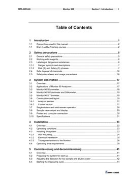 MT5-50EN-06 
Monitor 90S 
Section 1  Introduction 
1 
 
Table of Contents 
1 
Introduction ..................................