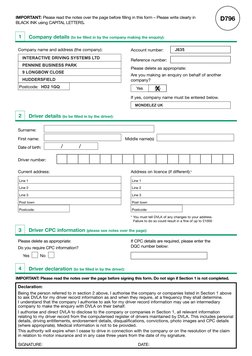 D797m Form.pdf DVLA D796 Driving Entitlement Consent Form | PDF | Driver's License ...