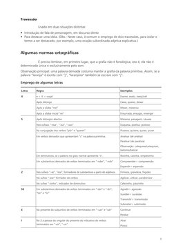 Travessão
Usado em duas situações distintas:
• Introdução de fala de personagem, em discurso direto
• Para destacar uma idéia