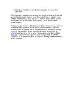Funciones del Director de Seguridad | PDF | La seguridad | Business