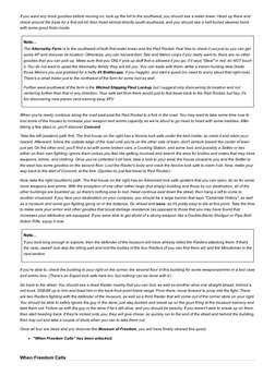 If you want any more goodies before moving on, look up the hill to the southwest; you should see a water tower. Head up there