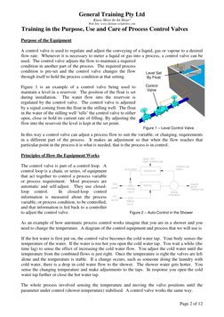 General Training Pty Ltd 
Know More In An Hour! 
Web Site: www.lifetime-reliability.com 
Page 2 of 12 
Control 
Valve 
Level