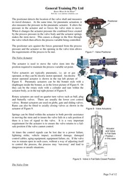 General Training Pty Ltd 
Know More In An Hour! 
Web Site: www.lifetime-reliability.com 
Page 5 of 12 
Positioner 
Actuator