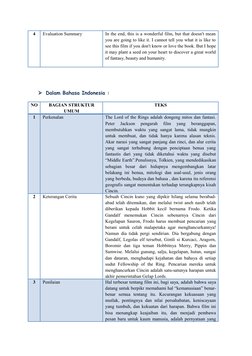 4
Evaluation Summary
In the end, this is a wonderful film, but that doesn't mean
you are going to like it. I cannot tell you