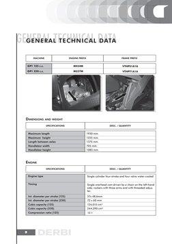 Derbi GP1 125-250 Workshop Manual | PDF | Carburetor | Vehicles