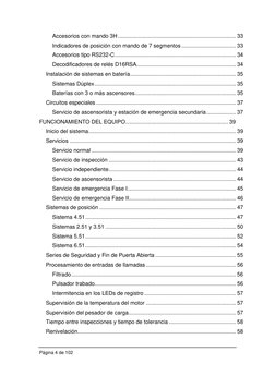Accesorios con mando 3H ............................................................................ 33 
Indicadores de pos