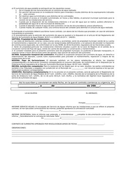 Contrato de Suministro de Agua Potable | PDF | Agua potable | Gobierno