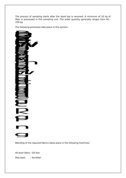 R
e
c
o
m
b
in
g
D
e
-fe
lt
in
g
G
illin
g
B
le
n
d
in
g
S
h
a
d
e
 C
h
e
c
k
in
g
R
o
v
in
g
S
p
in
n
in
g
C
o
n
in
g
P
ly