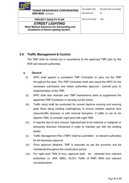Street Lighting Installation Method Statement | PDF | Electrical Wiring ...