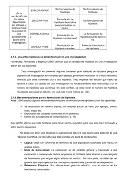de la
recolección de
los datos
dependiente
del enfoque y
alcance inicial
de estudio (lo
que
generalmente
ocurre en la
investi