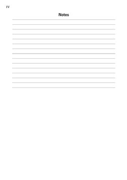 Notes
IV

