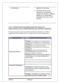 Marco Integrado de Control Interno COSO III | PDF | Recursos humanos ...