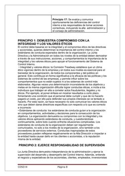 Marco Integrado de Control Interno COSO III | PDF | Recursos humanos ...