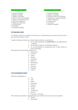 Pasos que sigue el emisor:                                                     Pasos que sigue el receptor:
1. Prepara la lla