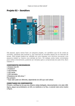 Projetos com Arduino por Willian Scollonoff 
 
 
 
[ 9 ] 
Projeto 02 – Semáforo