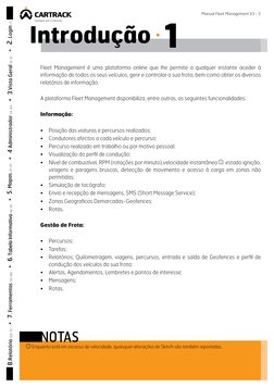 Manual Fleet Management V3 - 5 
Introdução
Fleet Management é uma plataforma online que lhe permite a qualquer instante acede