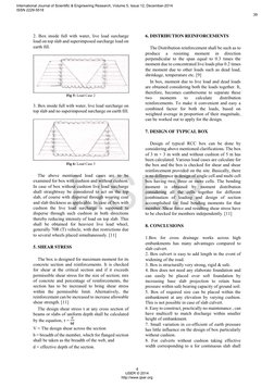 Ijser: Analysis and Design of RCC Box Culvert | PDF | Bending ...