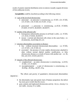 Chromosomal Abnormalities Overview | PDF | Ploidy | Chromosome