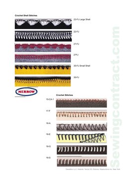 22-FJ Large Shell
22-FJ
27-FJ
27FJ
35-FJ Small Shell
35-FJ
Crochet Shell Stitches
Sewingcontract.com
Dewellton LLC, Helsinki,