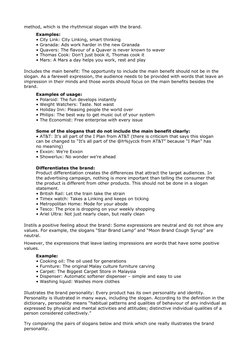 method, which is the rhythmical slogan with the brand. 
Examples:
• City Link: City Linking, smart thinking
• Granada: Ads wo