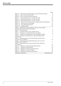 BS 534:1990
ii
© BSI 02-1999
Page
Figure 4 — Threaded and coupled joints recessed for bitumen lining
8
Figure 5 — Even curvat