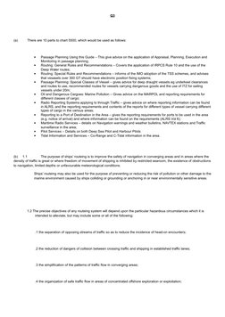 Q3
(a)
There are 10 parts to chart 5500, which would be used as follows:

Passage Planning Using this Guide – This give advi