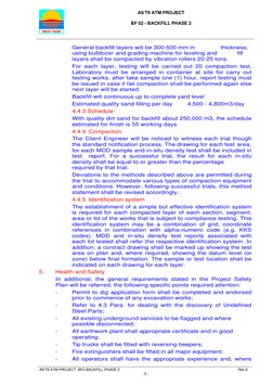 A9/T9 ATM PROJECT 
 
BF 02 - BACKFILL PHASE 2 
 
  
 
 
A9/T9 ATM PROJECT -BF2 BACKFILL PHASE 2 
 
Rev.0 
- 5 - 
 
 
Gene