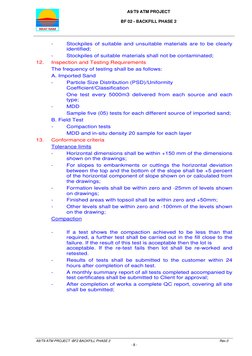 A9/T9 ATM PROJECT 
 
BF 02 - BACKFILL PHASE 2 
 
  
 
 
A9/T9 ATM PROJECT -BF2 BACKFILL PHASE 2 
 
Rev.0 
- 8 - 
 
- 
Sto