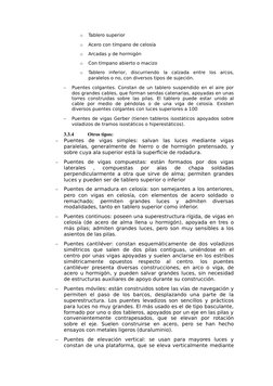o
Tablero superior 
o
Acero con tímpano de celosía 
o
Arcadas y de hormigón 
o
Con tímpano abierto o macizo 
o
Tablero  infer