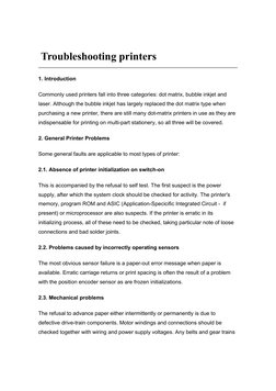 Printer Troubleshooting Guide | PDF | Printer (Computing) | Image Scanner