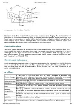 Gully Plug Types Gully Plugging and Check Dam Techniques | PDF | Surface Runoff | Dam