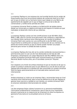 Organigrama y Estrategias de Topitop | PDF | Industria textil | Calidad ...
