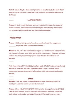 the truth prevail. May the darkness of ignorance be swept away by the dawn of self-
realization.)that the  by our honourable