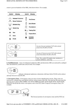 High-Level SIGWX Chart Guidelines | PDF | Science & Mathematics